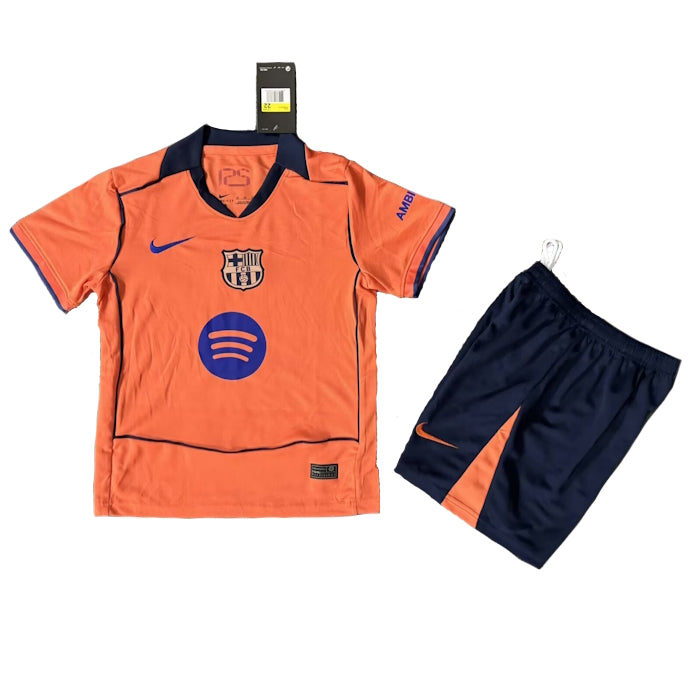 Barcelona - Tercera Equipación (visitante) 25/26 - Niño (kit)