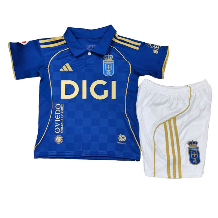 Real Oviedo - Primera Equipación (local) 25/26 - Niño (kit)