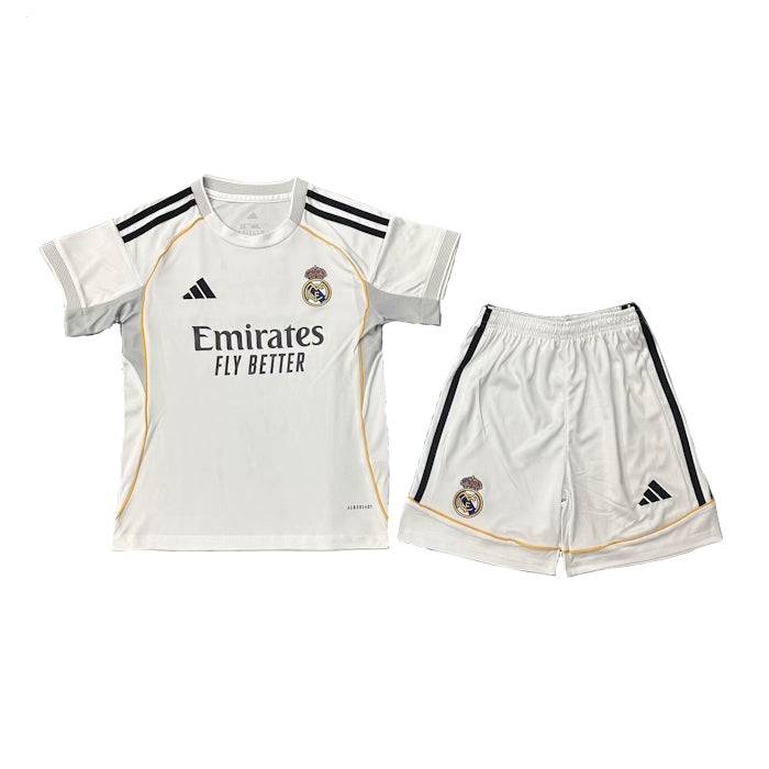 Real Madrid - Primera Equipación (local) 25/26 - Niño (kit)